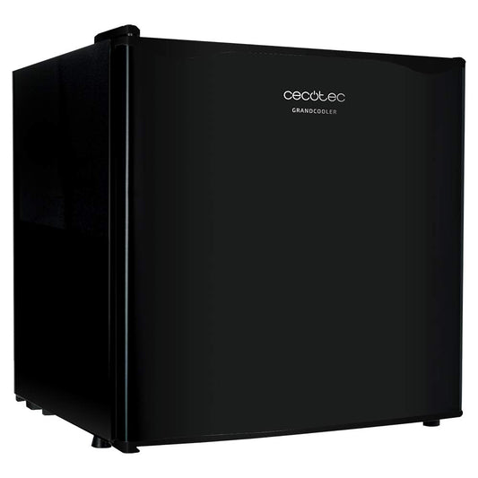Minibar Cecotec GrandCooler 20000 SilentCompress – 46L con Congelador, Puerta Reversible y Bajo Consumo, Negro