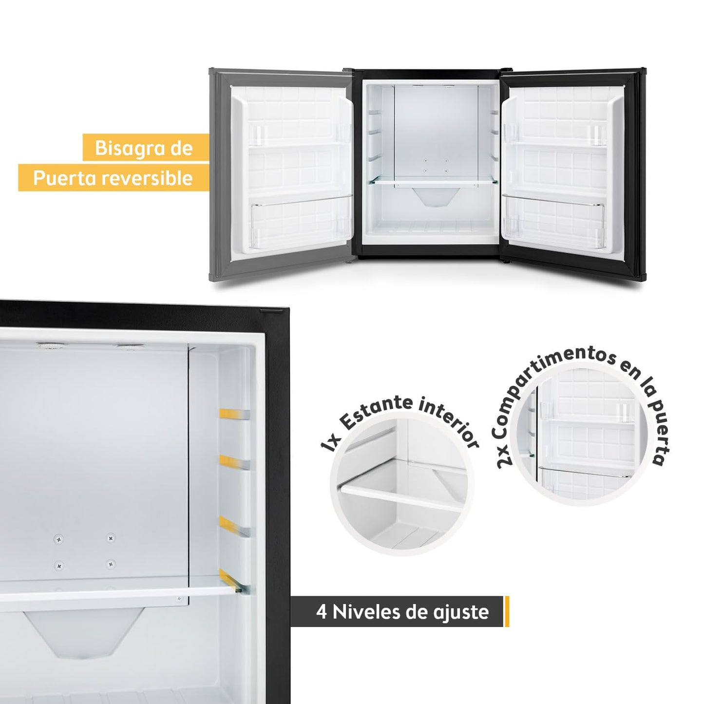 Mininevera TZS First Austria 30L – Silenciosa, compacta y con puerta reversible