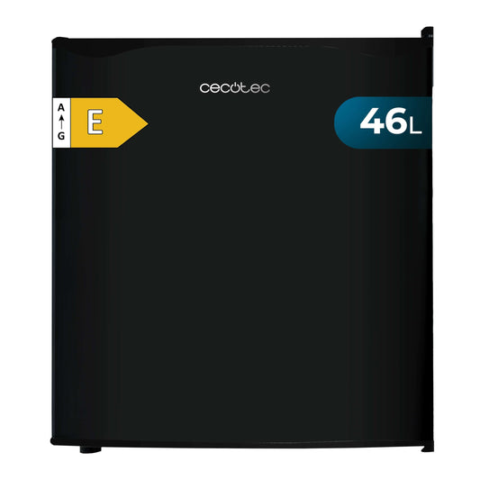 Frigorífico Cecotec GrandCooler 20000 – Mini Bar 46L Silencioso con Compartimento Congelador y Puerta Reversible, Negro