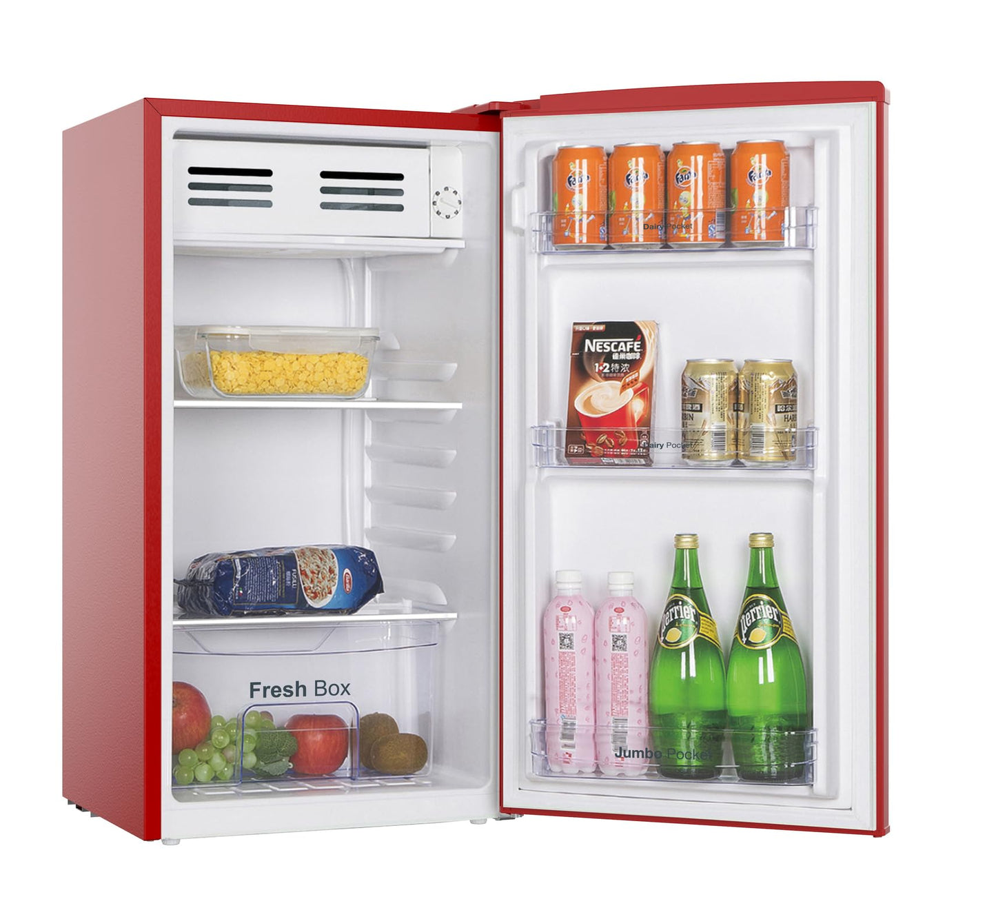 Frigorífico Bajo Encimera VOK 85L – Diseño Retro, Cool Zone y Bajo Consumo