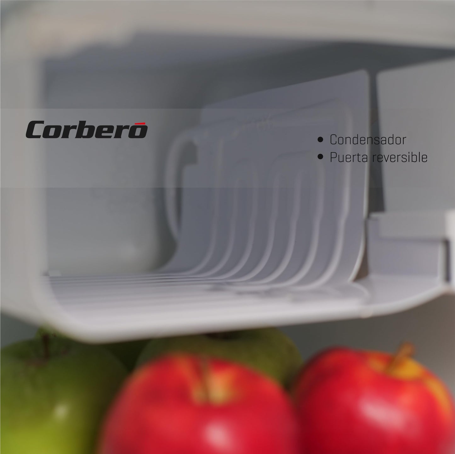 Frigorífico Corberó CFMMB44BL – Mini Bar 43L con Puerta Reversible, Patas Niveladoras y Control Mecánico, Negro